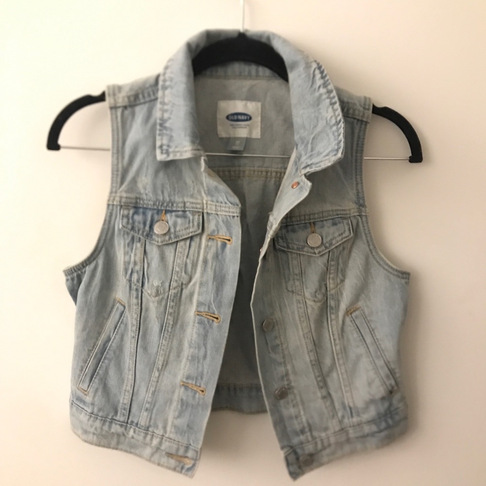 Old Navy Denim Vest XS